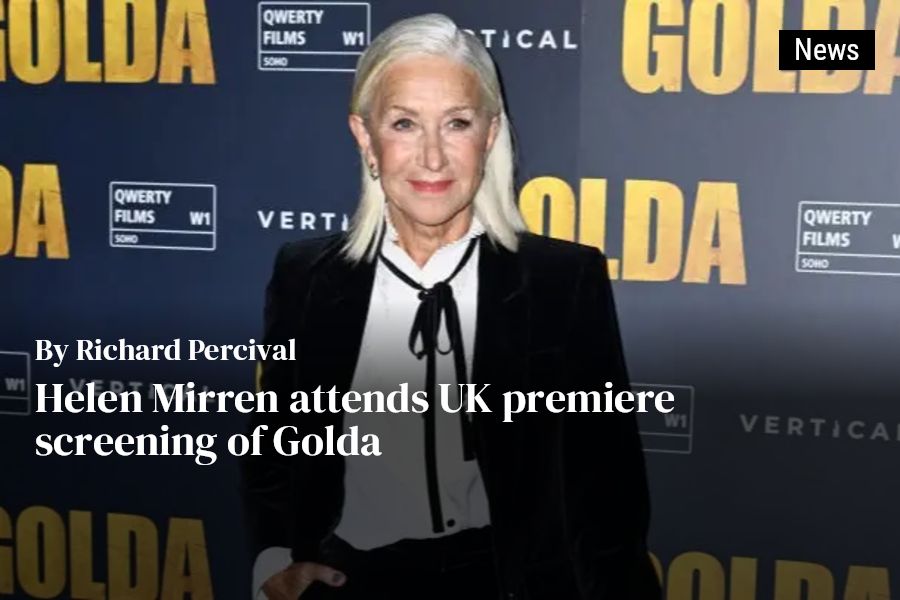 Helen Mirren visits Jerusalem for new film 'Golda,' says she is